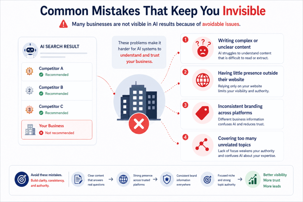 Common Mistakes That Keep You Invisible