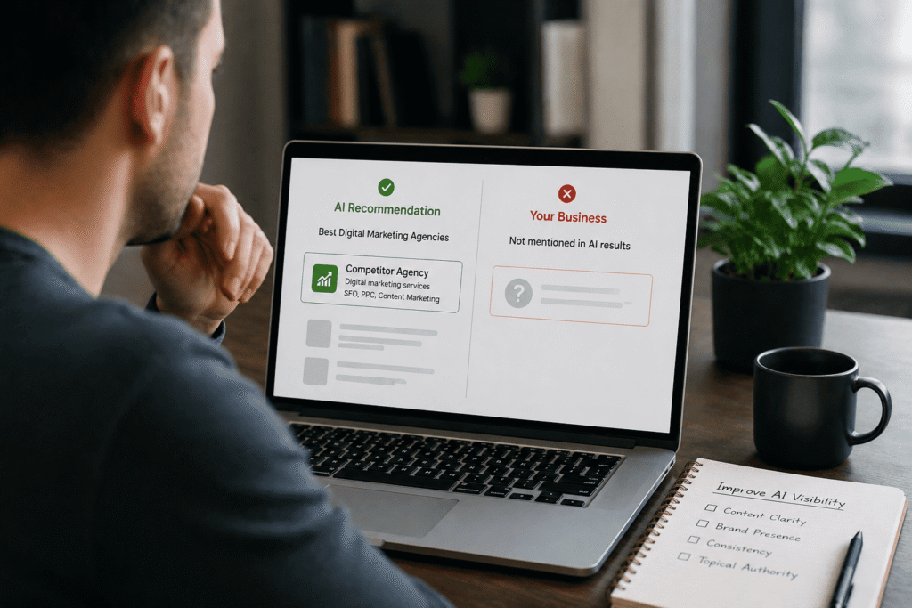 Why Your Competitors Appear in AI Results (And You Don’t)