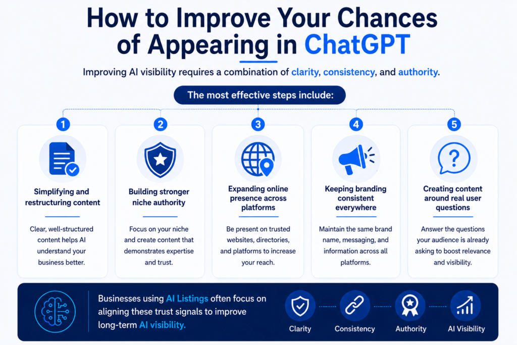 How to Improve Your Chances of Appearing in ChatGPT
